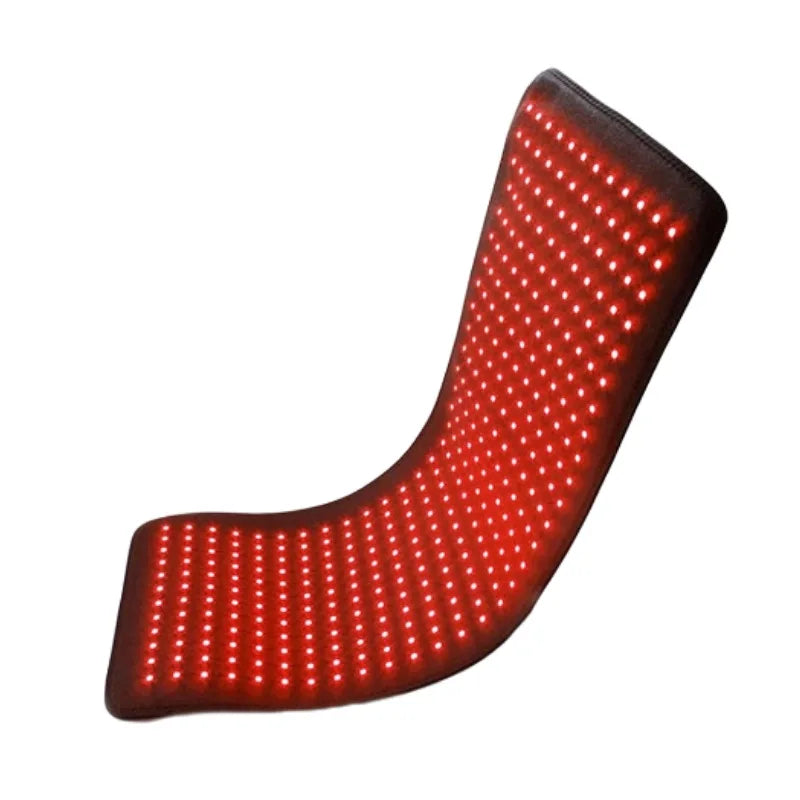 Infrared LED Light Medical Service Belt Waist Red Light Heating Massage Belt Pad Lumbar Back Massager for Muscle Relaxation