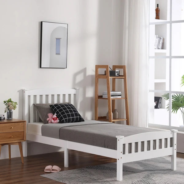 Vertical Bed White Twin