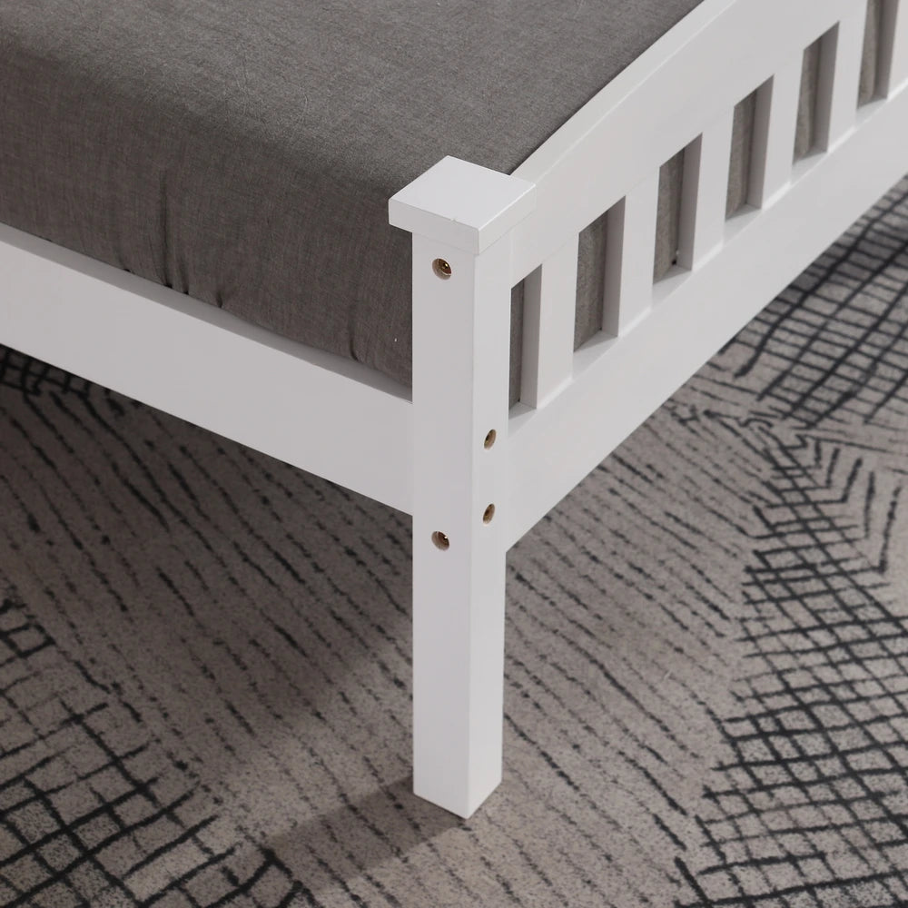 Vertical Bed White Twin