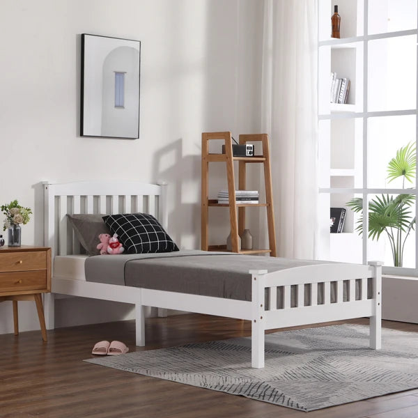 Vertical Bed White Twin