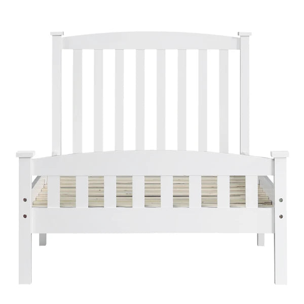 Vertical Bed White Twin