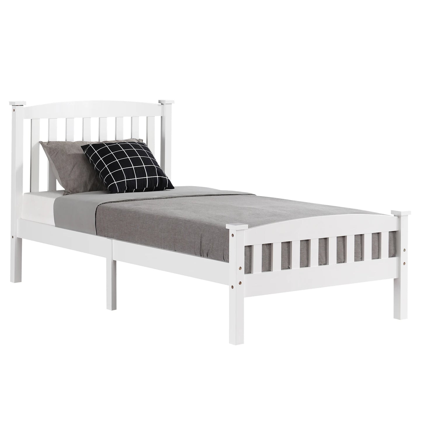 Vertical Bed White Twin