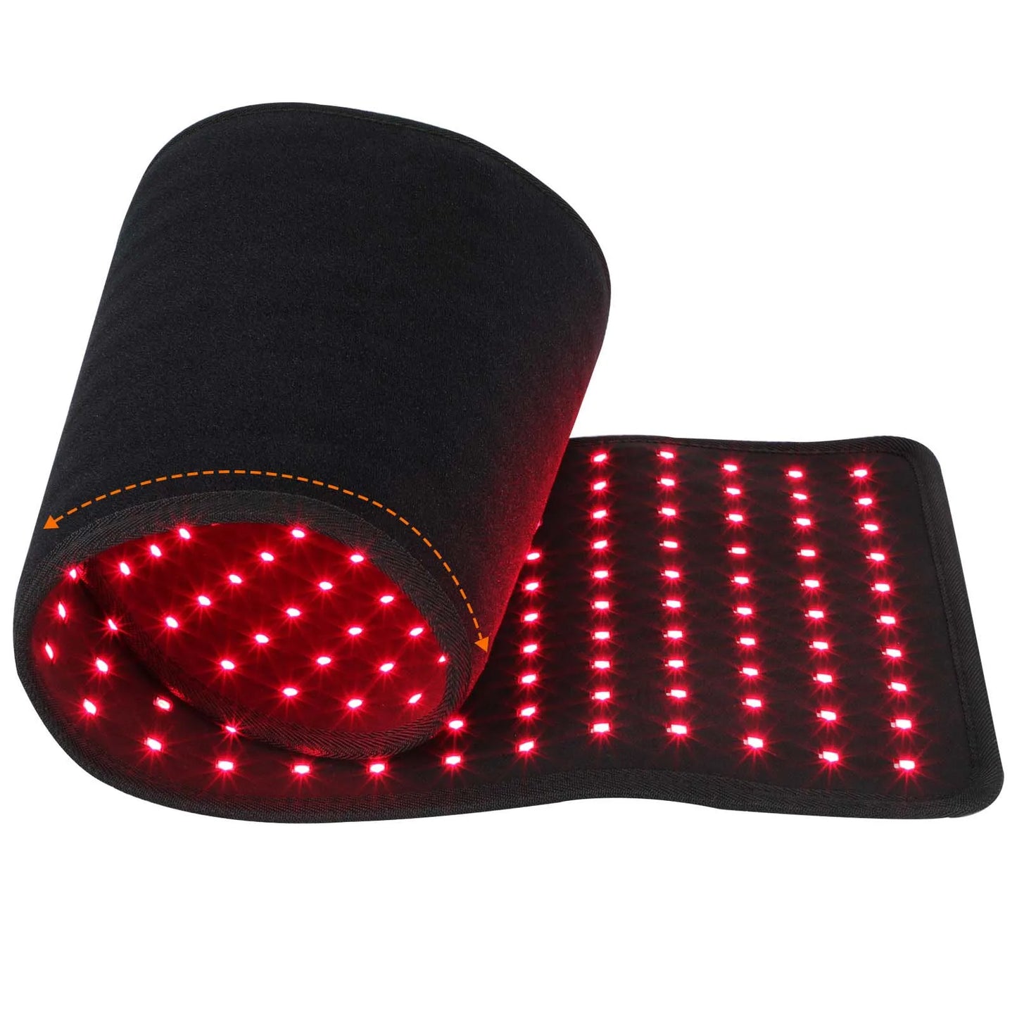 Infrared LED Light Medical Service Belt Waist Red Light Heating Massage Belt Pad Lumbar Back Massager for Muscle Relaxation