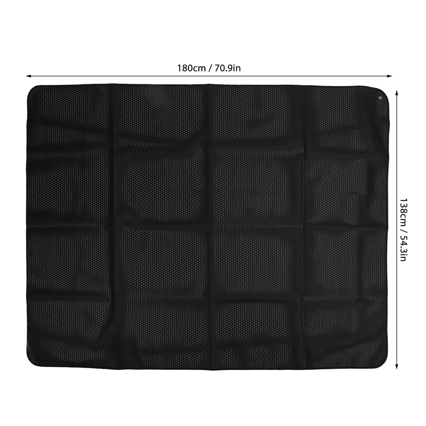 Grounding Mat Stress Relief Reduce Anxiety Breathable PU Grounding Mat with Wire 138 X 180cm