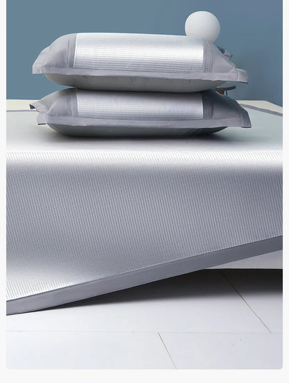 180x200CM (6ft) summer sheet, air-conditioned sheet, ice sheet, soft sheet, anti-bacterial sheet, with two pillowcases