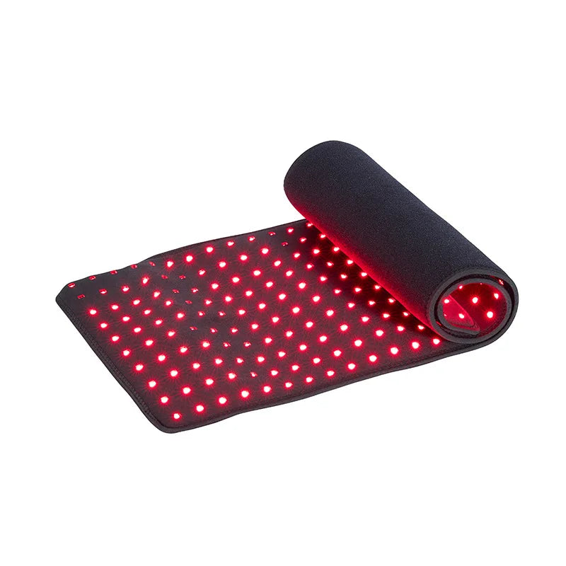 Infrared LED Light Medical Service Belt Waist Red Light Heating Massage Belt Pad Lumbar Back Massager for Muscle Relaxation