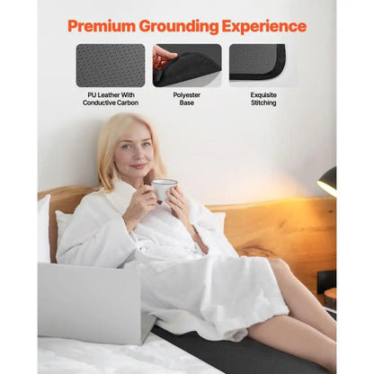 Grounding Mat 27x78in Earthing Mat Cord for sleep Energy Anxiety Relief